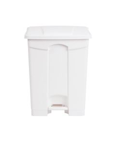 Poubelle de Cuisine à Pédale 65L Blanche - Jantex