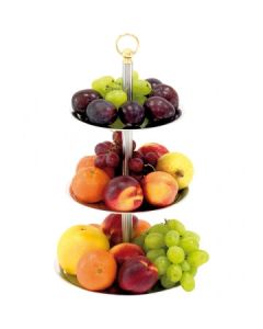 Présentoir à Fruits Inox 3 Niveaux H 420 mm - Stalgast