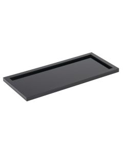 Présentoir de salle de bain noir - 
