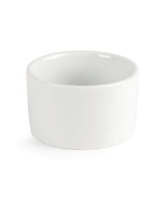 Ramequins Contemporains Blancs 90mm - Lot de 12 - Olympia