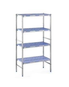 Rayonnage de Chambre Froide Modulaire - 500 x 890 mm - 4 Niveaux - Tournus