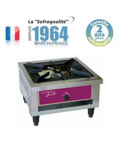 Réchaud Gaz Professionnel - Classique et Wok - 1 feu - 14000 W - Sofraca