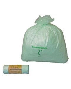 Sacs Poubelle Compostables 10 Litres - Lot de 24 - Jantex
