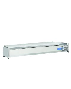 Saladette à Poser Réfrigérée pour Bacs GN 1/4 - Couvercle en Inox - Cool Head