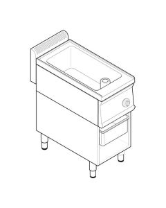 Sauteuse électrique - 15 litres - gamme 700 - Tecnoinox