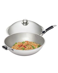 Sauteuse Wok inox Ø36 cm pour induction IW35 - Bartscher -