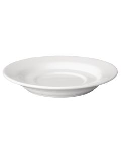 Soucoupe pour Tasses 228ml et 340ml Blanche - Lot de 12 - Olympia