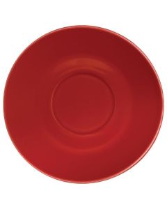 Soucoupe pour Tasses 228ml Rouge - Lot de 12 - Olympia