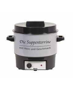 Soupière Party acier émaillé H 370 mm - Bartscher 16 L