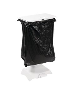 Support pour sac poubelle - En acier blanc - Jantex PRODUIT RETIRE -
