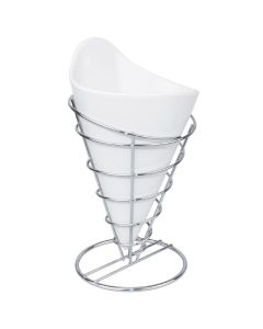 Support inox pour frites H 200 mm - Olympia