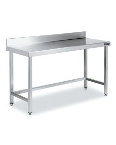 Table Adossée en Inox avec Renforts Profondeur 700 mm - Distform - FM067060