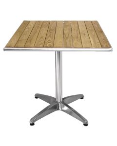 Table carrée en frêne 600 mm - Bolero - 