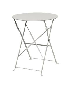 Table de terrasse en acier gris Bolero 700 mm - 