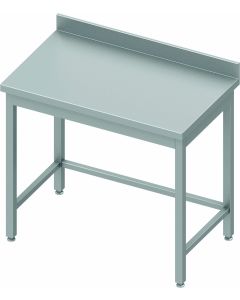 Table de Travail Inox Adossée - Profondeur 600 - Stalgast