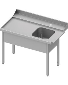 Table Inox Adossée de Chargement pour Lave Vaisselle à Capot - Stalgast