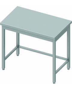 Table Inox avec Renfort sans Dosseret - Profondeur 600 - Stalgast