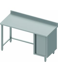 Table Inox Professionnelle Avec 1 Porte - Profondeur 700 - Stalgast