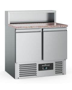 Table Pizza Réfrigérée 240 LTR - 2 portes - Combisteel