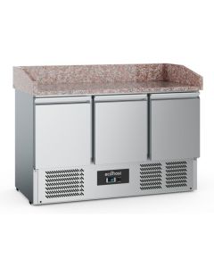 Table Pizza Réfrigérée 370 LTR - 3 portes - Combisteel