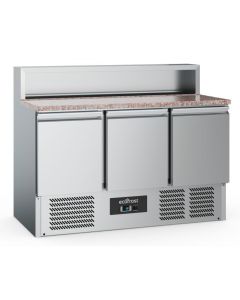 Table Pizza Réfrigérée 400 LTR - 3 portes - Combisteel