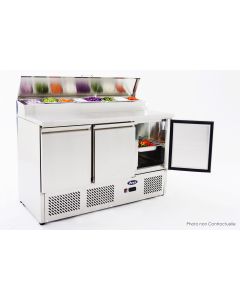 Table Pizza Réfrigérée Eco - 8 Bacs GN 1/6 - Atosa -