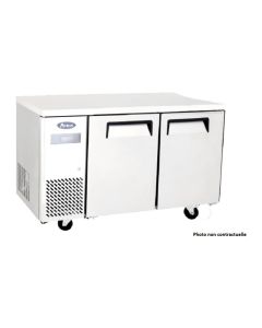 Table Réfrigérée Positive Compacte 2 Portes avec Dosseret - 270 à 370 L - Atosa