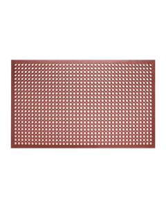 Tapis en Caoutchouc Anti-Fatigue Rouge - Jantex