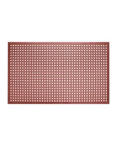 Tapis en Caoutchouc Anti-Fatigue Rouge - Jantex