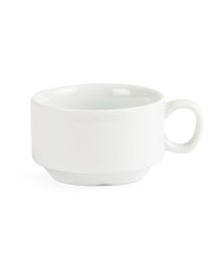 Tasse à expresso empilable blanche Olympia - Boite de 12