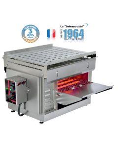 Toaster Convoyeur à quartz - Ruban 330 mm - 2,65 kW - Sofraca