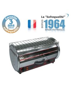 Toaster Professionnel multifonction avec régulateur - 490 x 235 mm utile - 400 V - Prestige - 1 étage - Sofraca - 