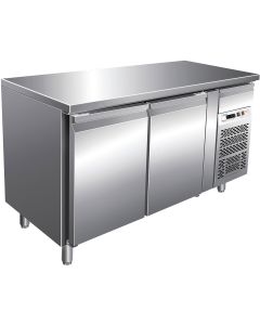 Tour Pâtissier Réfrigéré Central 2 Portes - Dessus Inox - 390 Litres