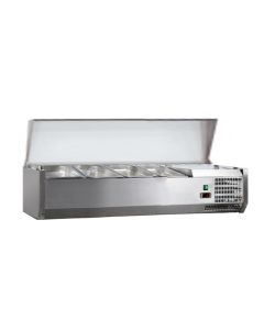 VITRINE A INGREDIENTS INOX +2/+8°C GAZ R600A-L2G