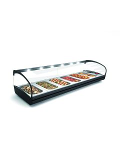 Vitrine Chaude Bain-Marie avec Bacs GN 1/3 Série SHARK - 840 à 1190 mm - SAYL