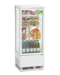 Vitrine Réfrigérée à Poser - 98 Litres - Blanche - Bartscher