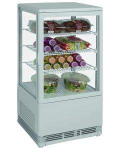 Vitrine Réfrigérée Blanche 68 Litres 0/+12°C