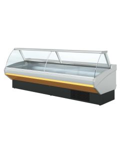 Vitrine Réfrigérée Glaces Bombées + Réserve Neutre - AMALIA 937 FV-VCE-S/R