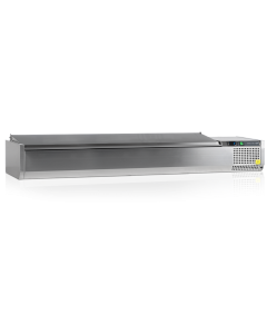 Vitrine réfrigérée GN1/4 VK33-200 S/S LID - TEFCOLD